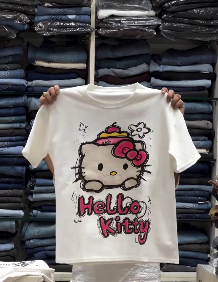 🎀 Kawaii Hello Kitty Lounge Wear Co-Ord Set ✨🐱🤍